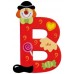 Lettera B Clown - Sevi 81738